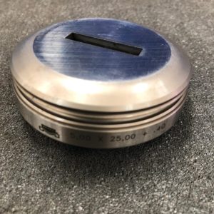 MATE Die for Trumpf machine - 5.00mm x 25.00mm + 0.40mm, Rectangle - Used