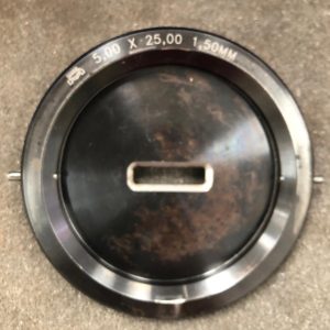 MATE Die for Trumpf machine - 5.00mm x 25.00mm, 1.50mm clearance stripping plate, Rectangle - Used