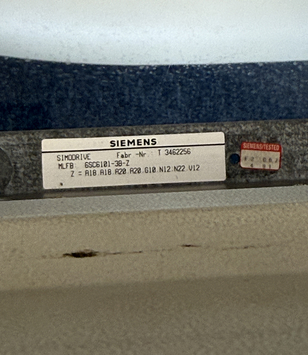 Siemens 6SC6101-3B-Z Simodrive - Image 2